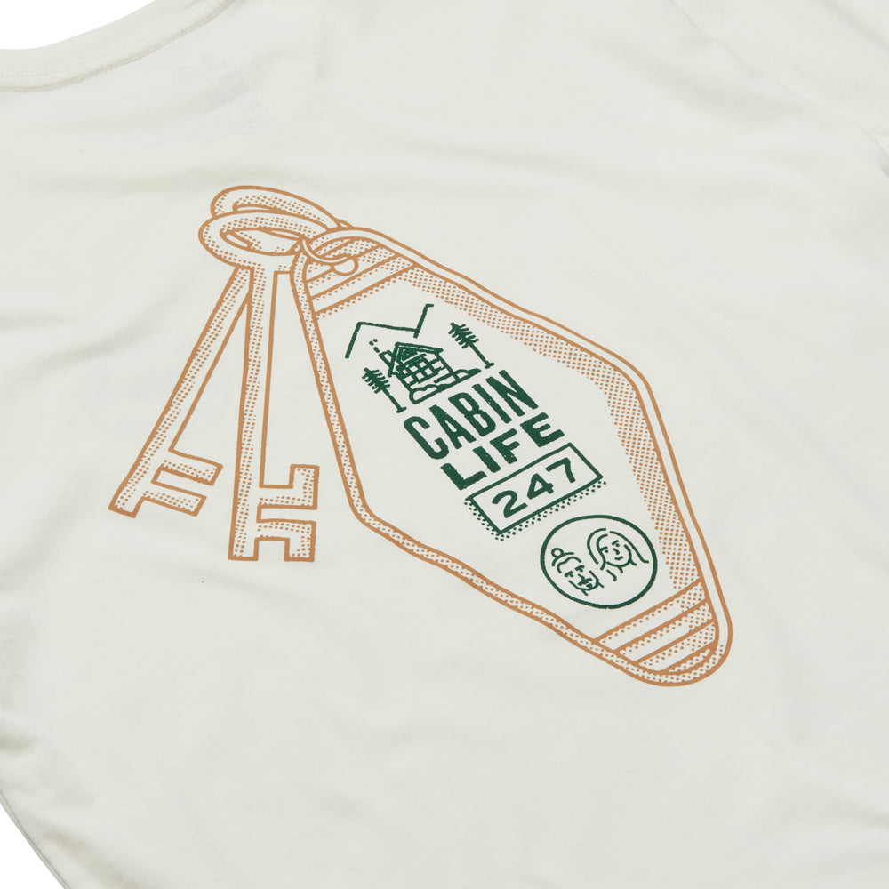 CABIN LIFE TEE NAT