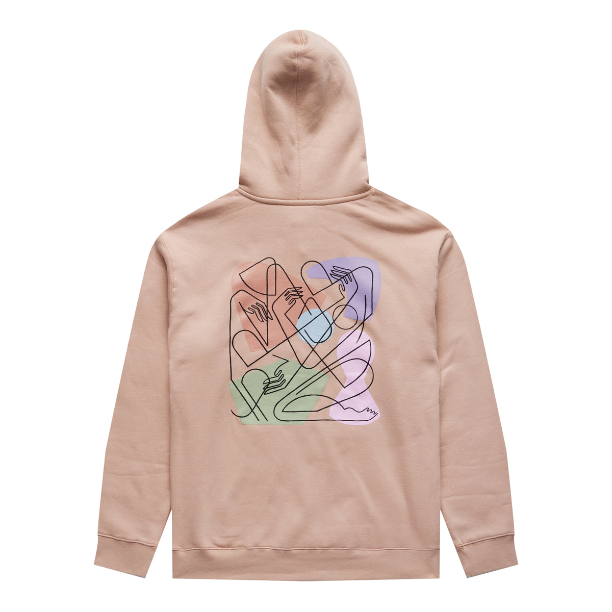 BCA AWARENESS HOODIE DUSTY PINK