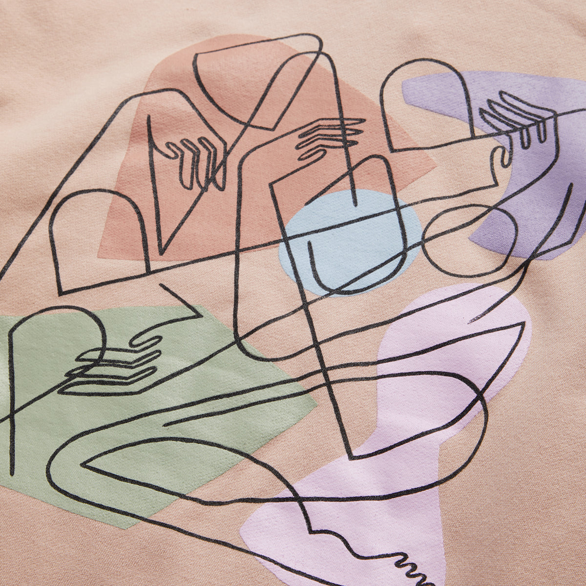 BCA AWARENESS HOODIE DUSTY PINK