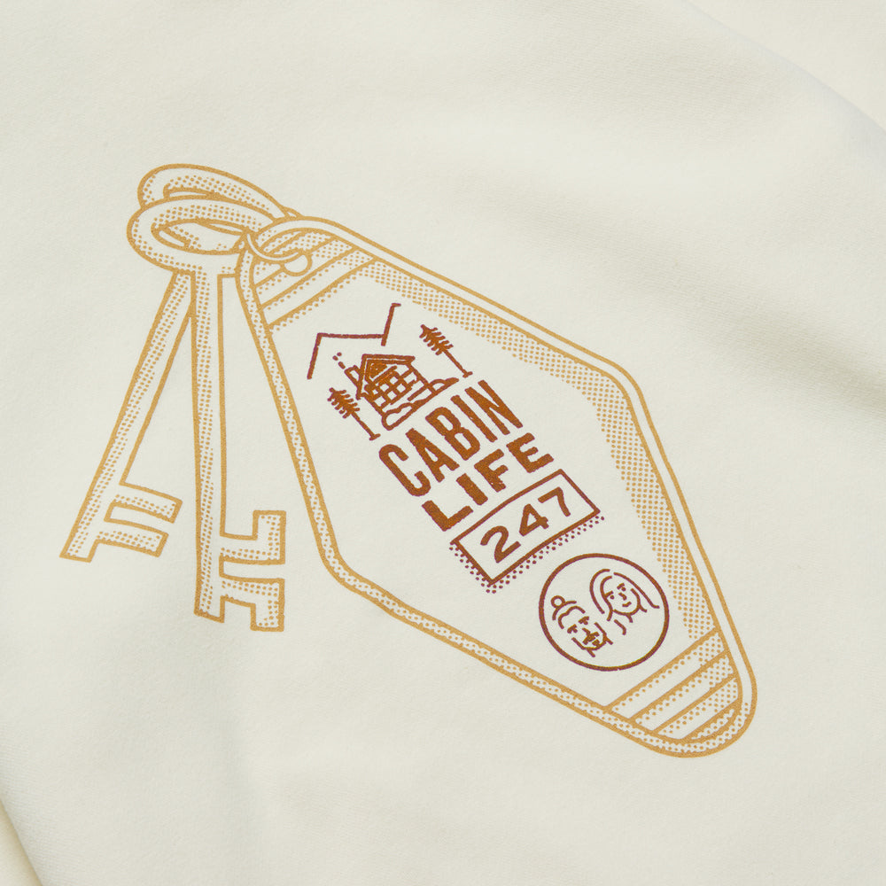 CABIN LIFE HOODIE NAT