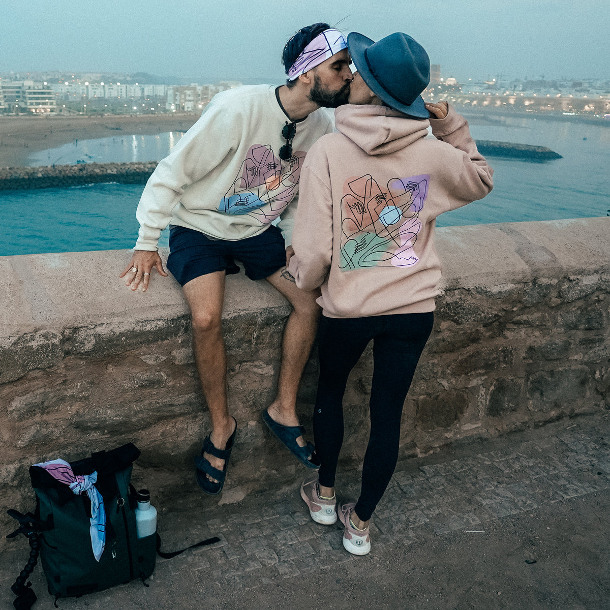 BCA AWARENESS HOODIE DUSTY PINK