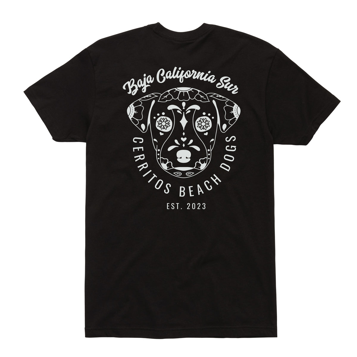 CERRITOS BEACH DOGS TEE - BLK